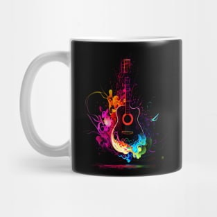 Gitar Neon Explosion Mug